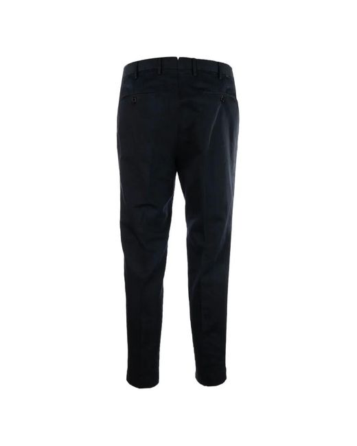 Incotex Blue Button Trousers for men