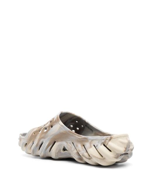 CROCSTM White Marble-Effect Perforated-Design for men