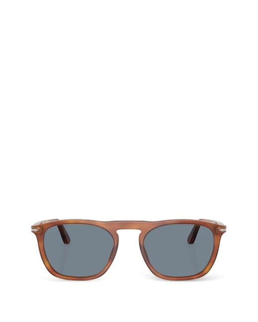 Persol Blue Square-Frame Sunglasses