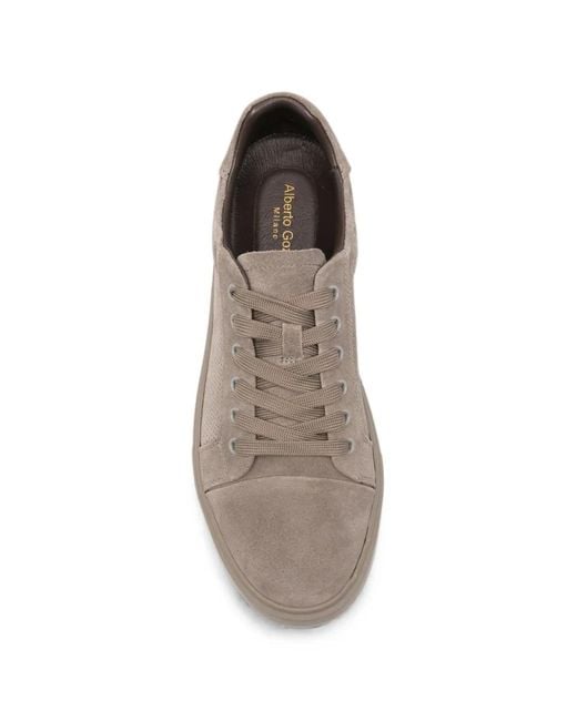 Alberto Gozzi Gray Baskets À Détail Perforé for men