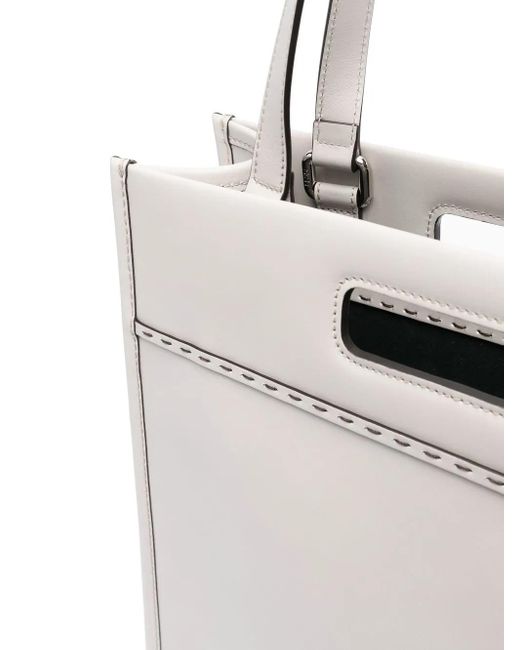 Fendi Shopper Mit Logo-Prägung in White für Herren