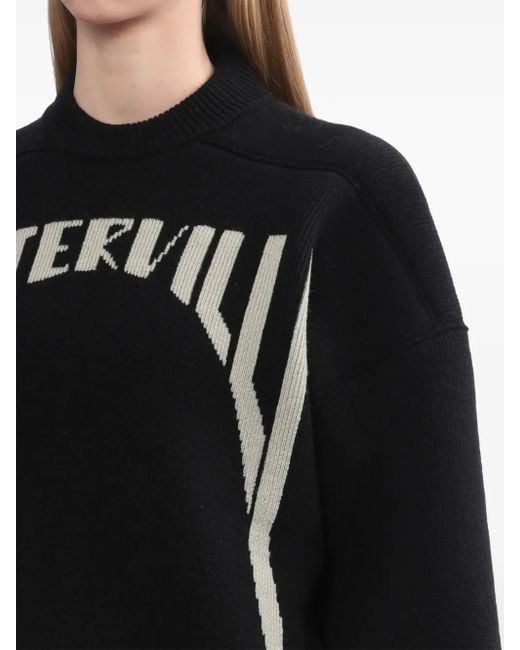 Maglione Con Logo di Rick Owens in Black