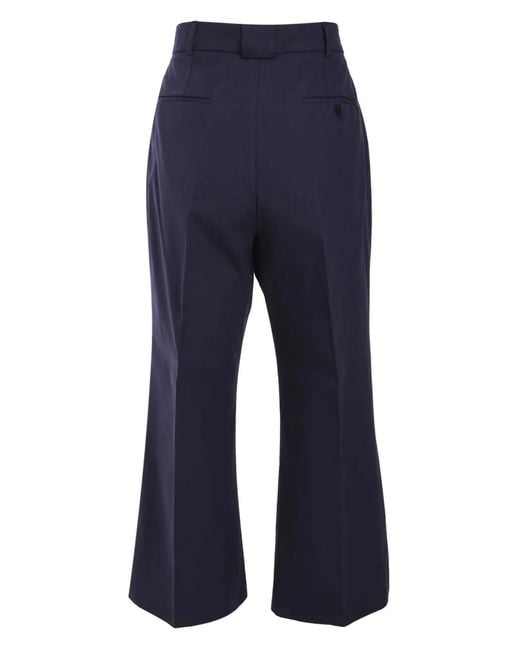 Lanvin Blue Flared Trousers