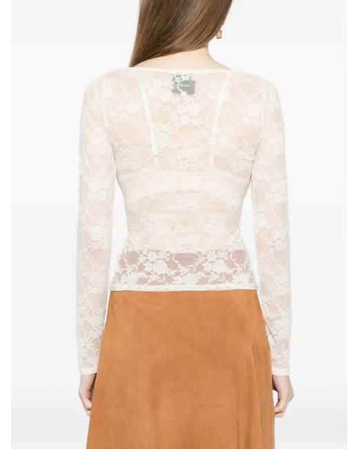Reformation White Adriano Top