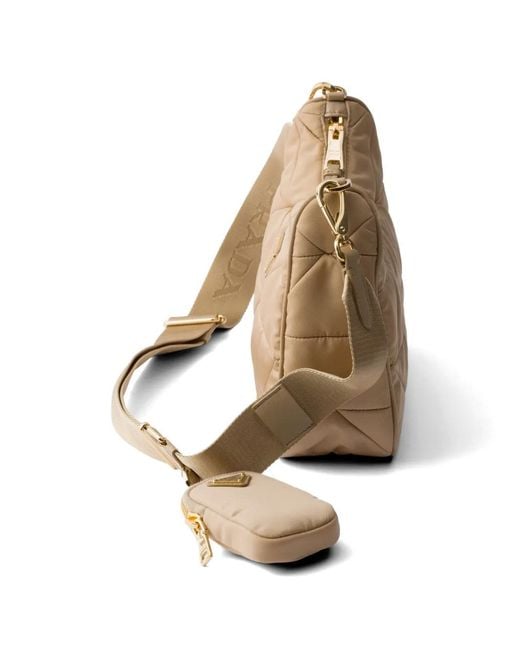 Borsa A Spalla di Prada in Brown