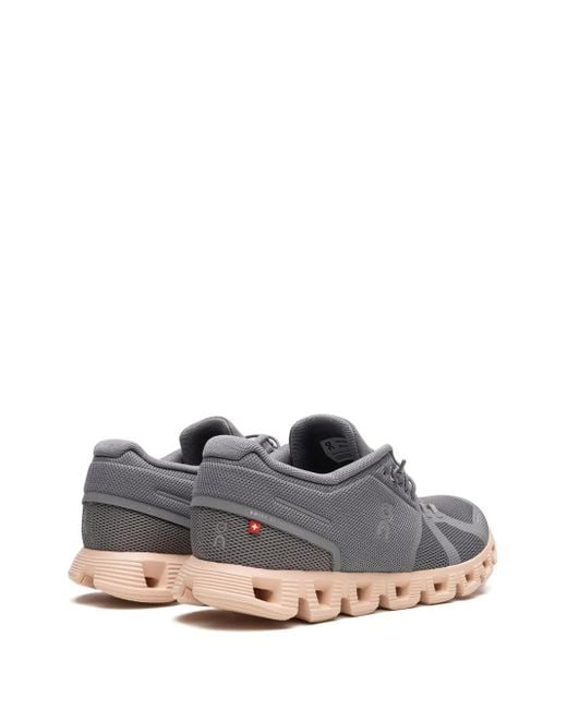 On Shoes Gray Cloud 5 "Zinc/Shell" Sneakers