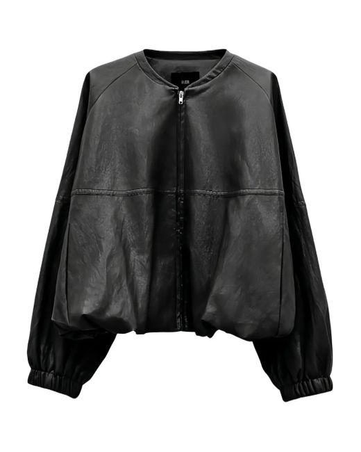 ELEH Black Zip-Up Jacket