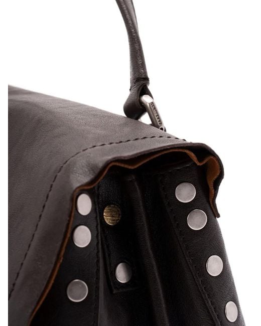 Petit Sac Porté Épaule Postina Zanellato en coloris Black