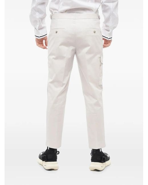 Neil Barrett White Cargo Skinny Trousers for men