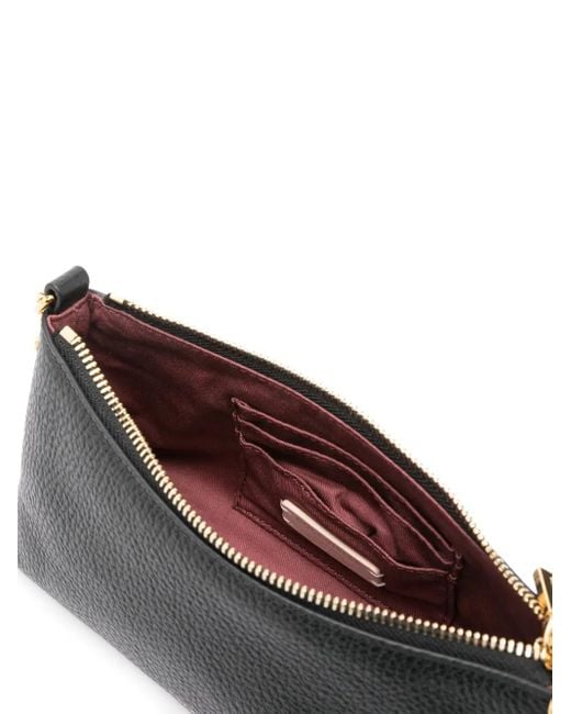 Coccinelle Aura レザー ショルダーバッグ Gray