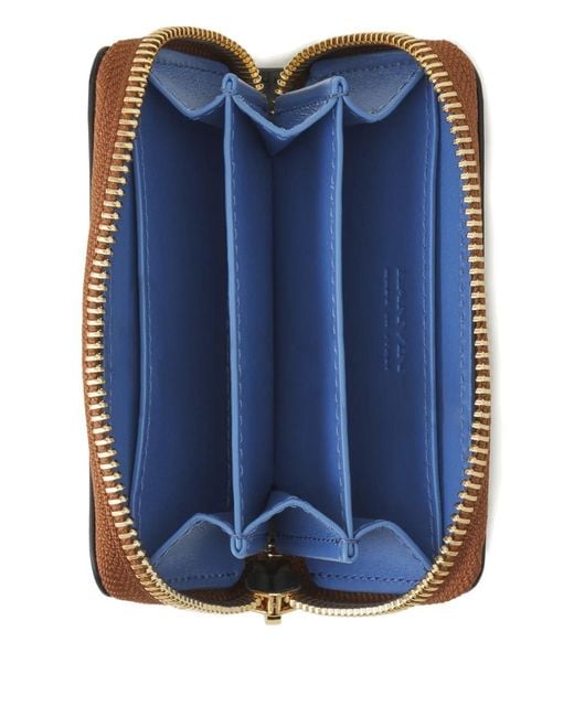 Lanvin Brown Zip Wallet