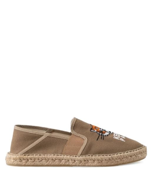 Alpargatas Lucky Tiger de lona KENZO de color Brown