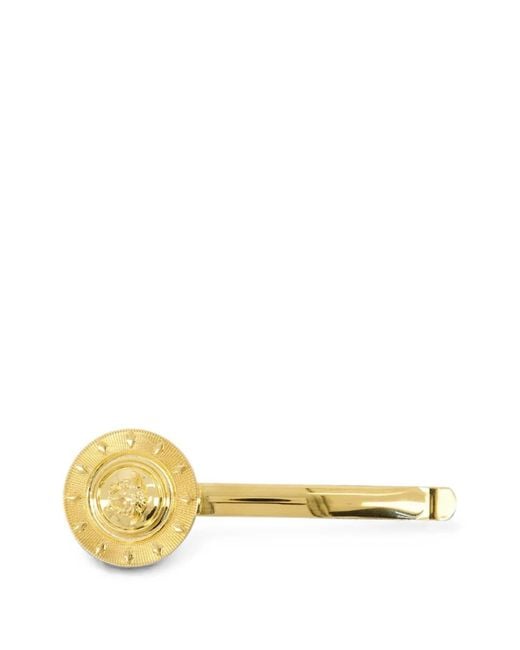 Versace Metallic Medusa Bobby Pin Hair Clips