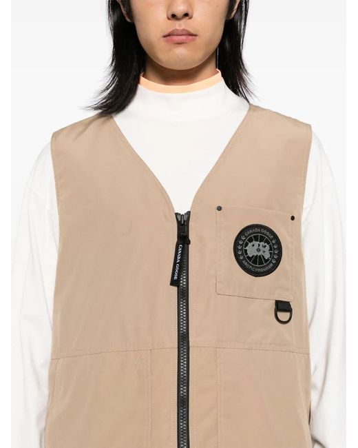 Canada Goose Natural Canmore Vest for men