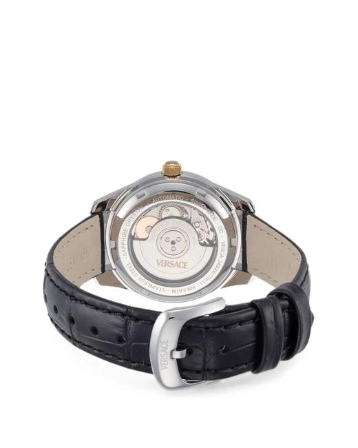 Versace Gray Greca 35Mm Watch