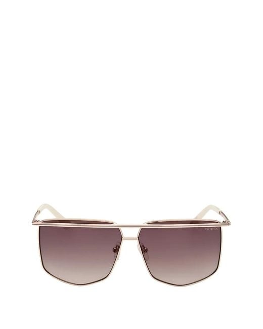 GUESS EYEWEAR Pink Geometric-Frame Sunglasses
