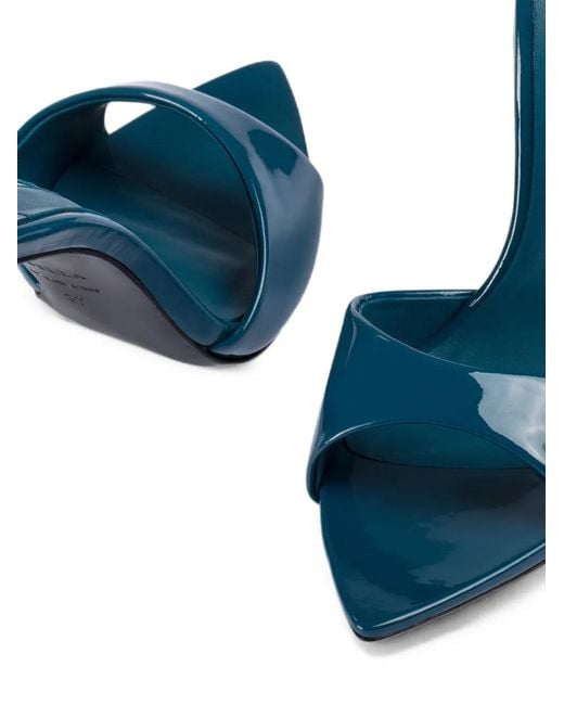 Le Silla Blue Bella Heeled Sandals