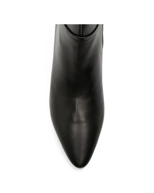 Coccinelle Black C-Look Pointed-Toe Buckled Ankle Boots