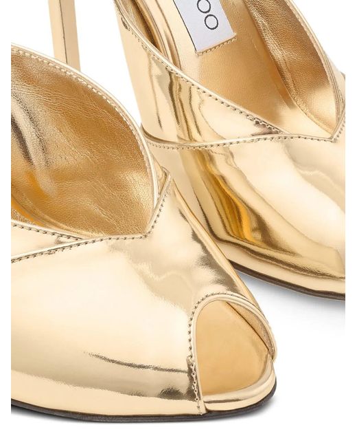 Jimmy Choo Natural Brigitte Mule 100