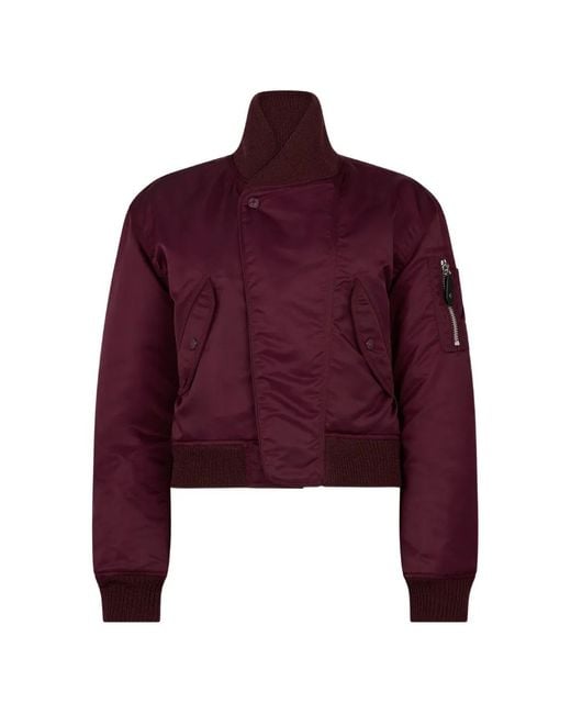 DSquared² Red Wash 80's Kiodo Bomber Jacket