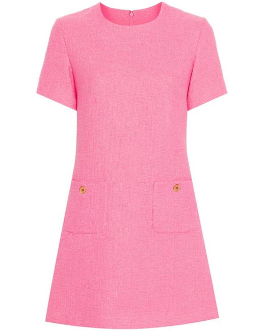 Robe à coupe courte Moschino en coloris Pink