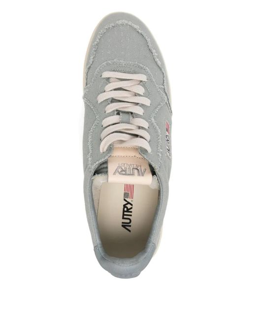 Autry White Medalist Low-Top-Sneakers