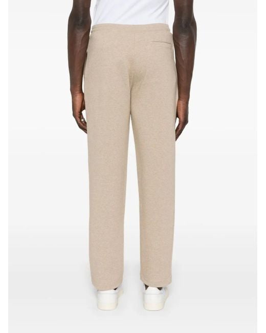 Canali Natural Mélange-Effect Track Pants for men