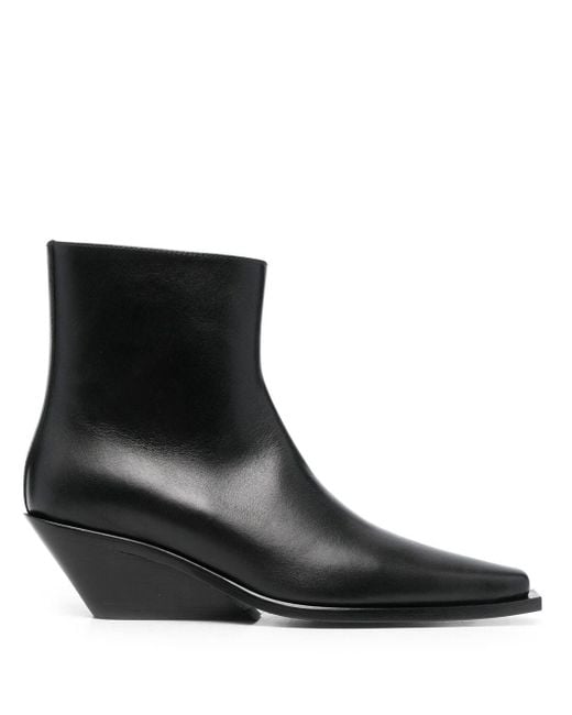Ann Demeulemeester Gerda Ankle Boots in Black | Lyst
