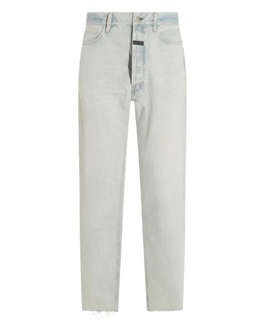 Fear Of God Gray Faded High-Rise Jeans for men