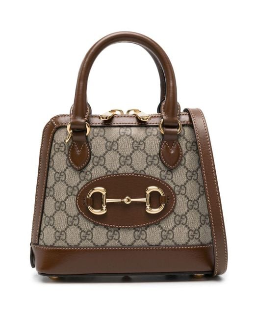 Gucci Brown Mini 1955 Horsebit Handtasche