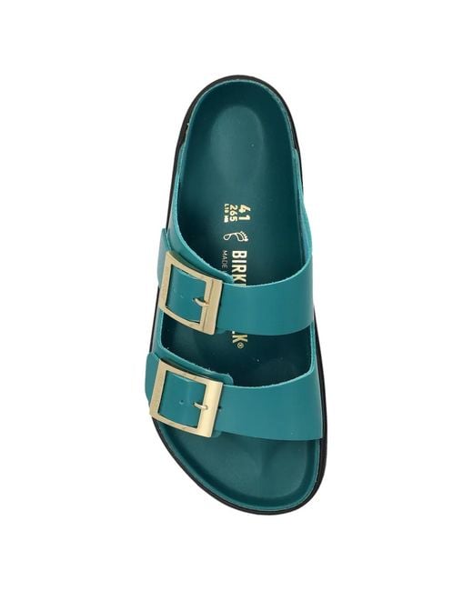 Birkenstock Green Arizona Buckle-Strap Sandals