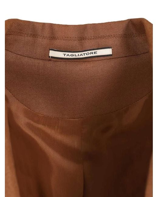 Tagliatore Brown Bruna Single-Breasted Blazer