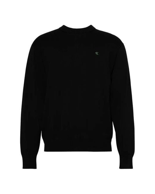 Calvin Klein Black Logo Sweater for men