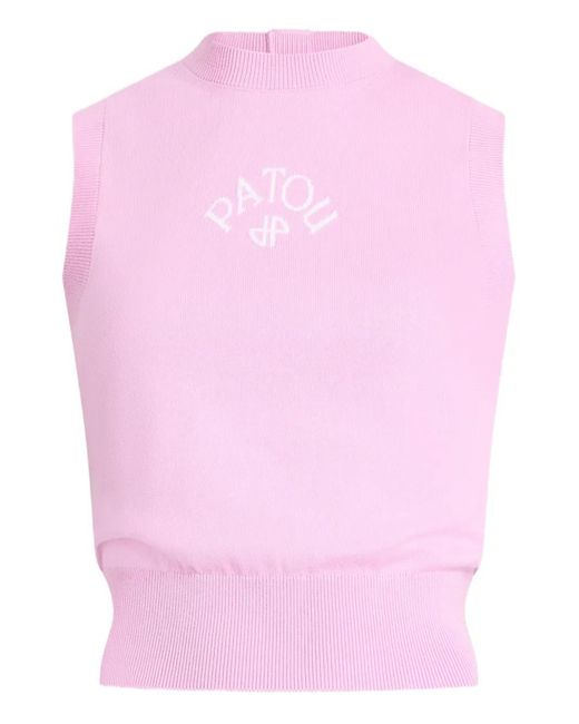 Patou Pink Sleeveless Top