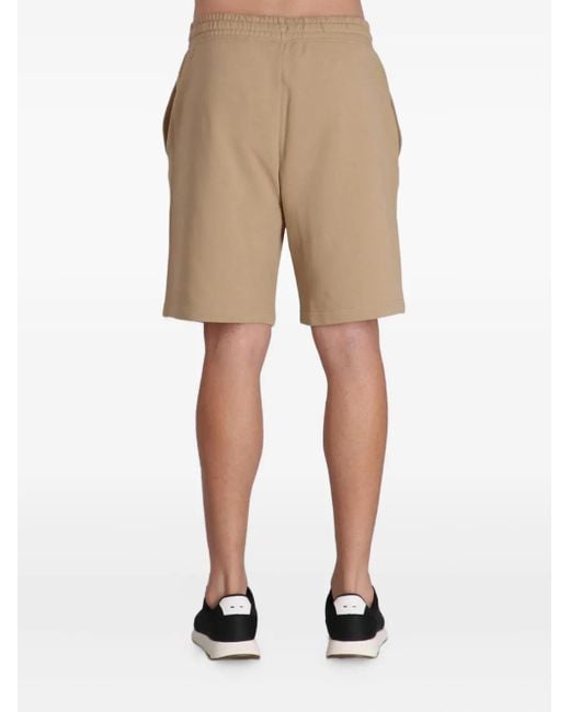 HUGO Natural Drawstring-Waist Shorts for men