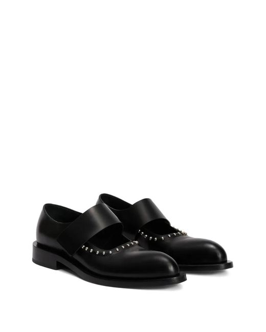 Jil Sander Black Stud-Embellished Pumps