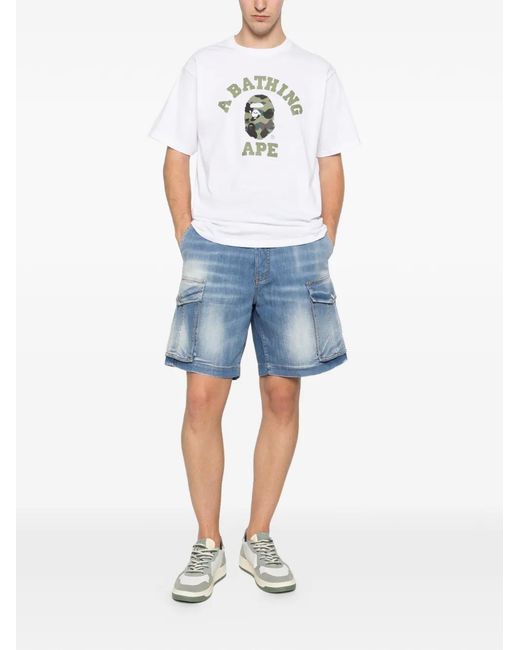 DSquared² Blue Classic Five Pocket Denim Casual Shorts for men