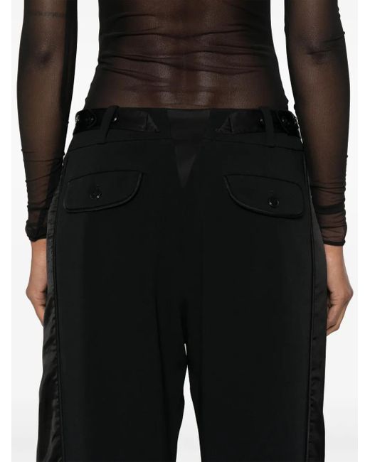 Kiko Kostadinov Black Cauda Trousers