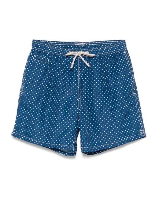 Mc2 Saint Barth Blue Lighting Micro Fantasy Swim Shorts for men