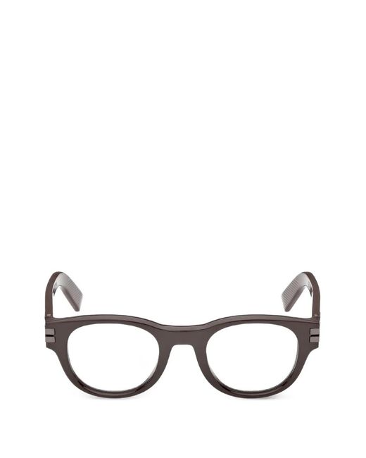 Occhiali Tondi di Zegna in Brown