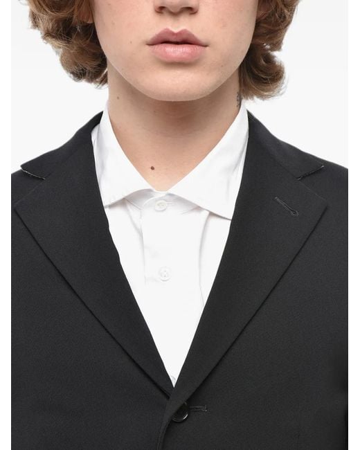 Corneliani Black Circle Patch-Pocket Blazer for men