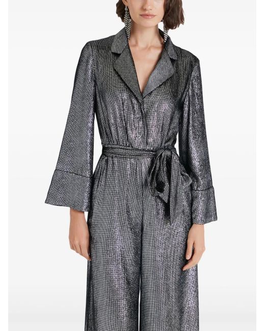 Temperley London Gray Larisa Jumpsuit