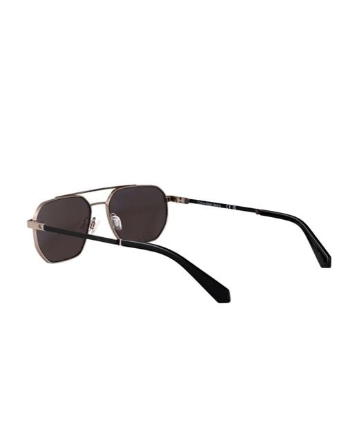 Calvin Klein Brown Rectangular-Frame Sunglasses for men