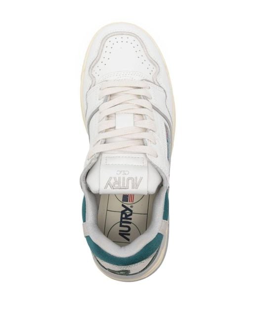 Autry White Clc Leather Sneakers