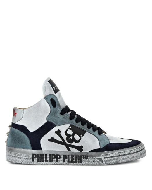 Philipp Plein Black Retrokickz High-Top Sneakers