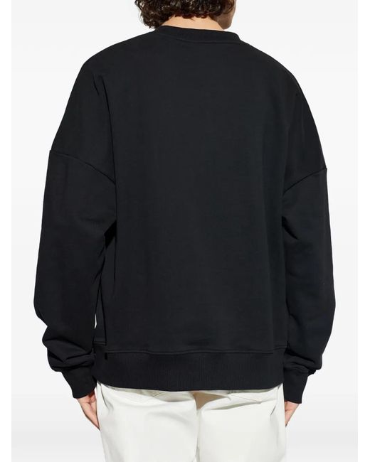 Sudadera Con Logo Estampado Balmain de hombre de color Blue