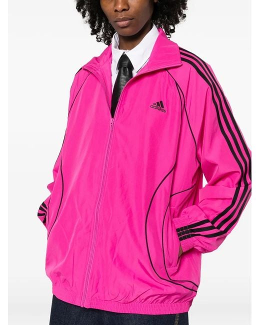 ☆ゆぴ♡☆ アディダス ジップアップジャケット ピンク adidas Adicolor Teamgeist Zip-Up Jacket in Pink | Lyst