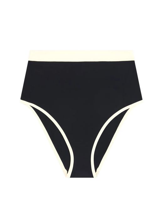 Bondi Born Black Jayde High-Waist Bikini Bottoms