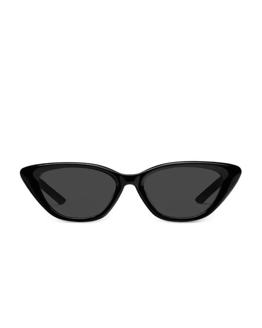 Gentle Monster Black Lunettes De Soleil Mowa 01 À Monture Papillon