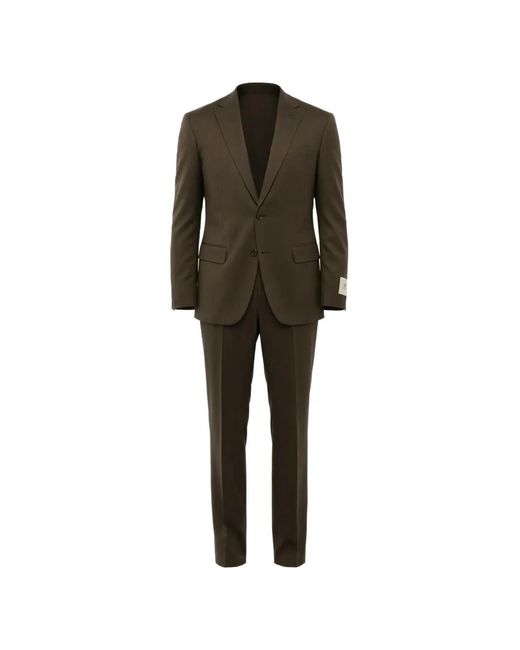 Corneliani Brown Slim-Fit Suit for men